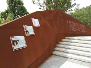惠州耐候钢挡土墙